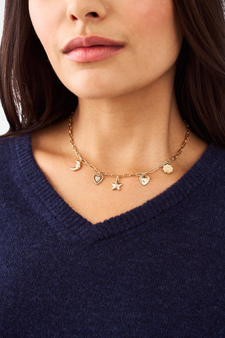 Roller Rabbit Astra Charm Necklace 