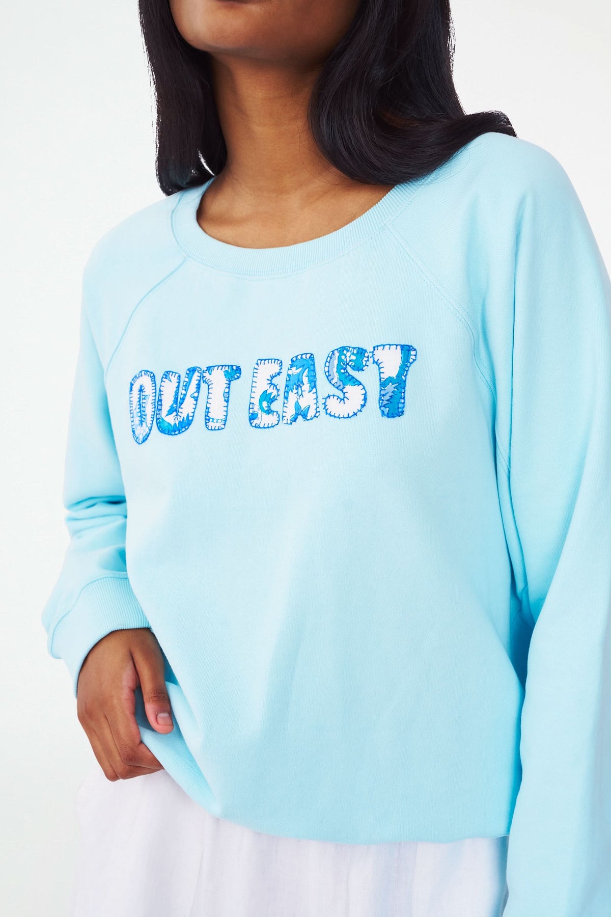 Out East Applique Crewneck | Roller Rabbit