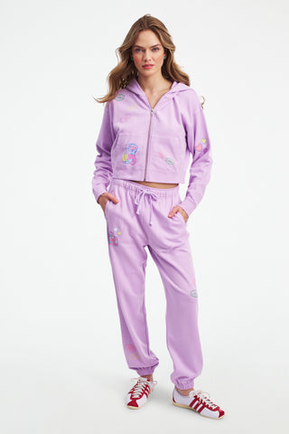 Perfect Plane Set Cropped Hoodie