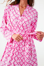 Roller Rabbit Hot Pink Jemina Blake Robe