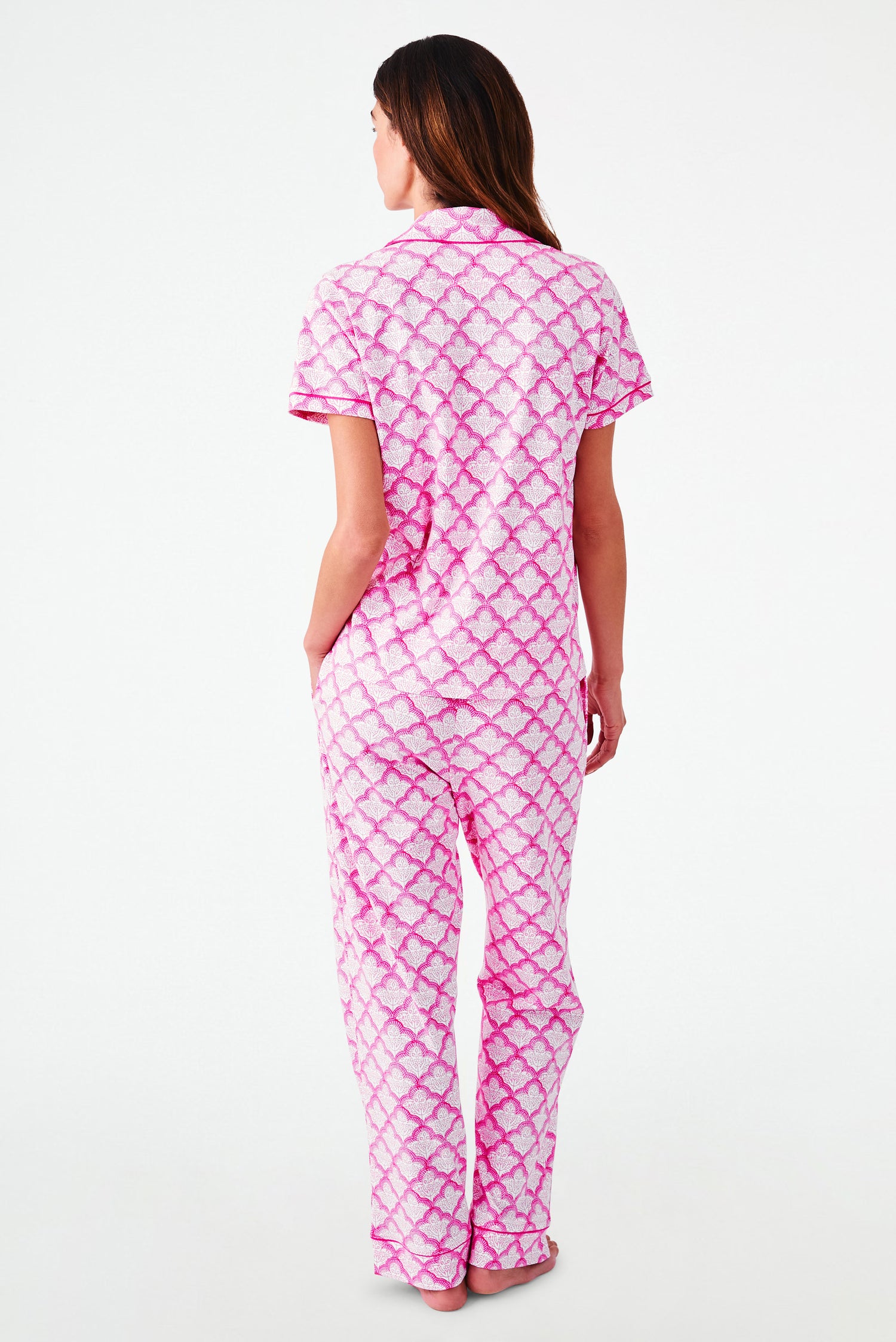 Roller Rabbit Hot Pink Jemina Fiora Pajamas