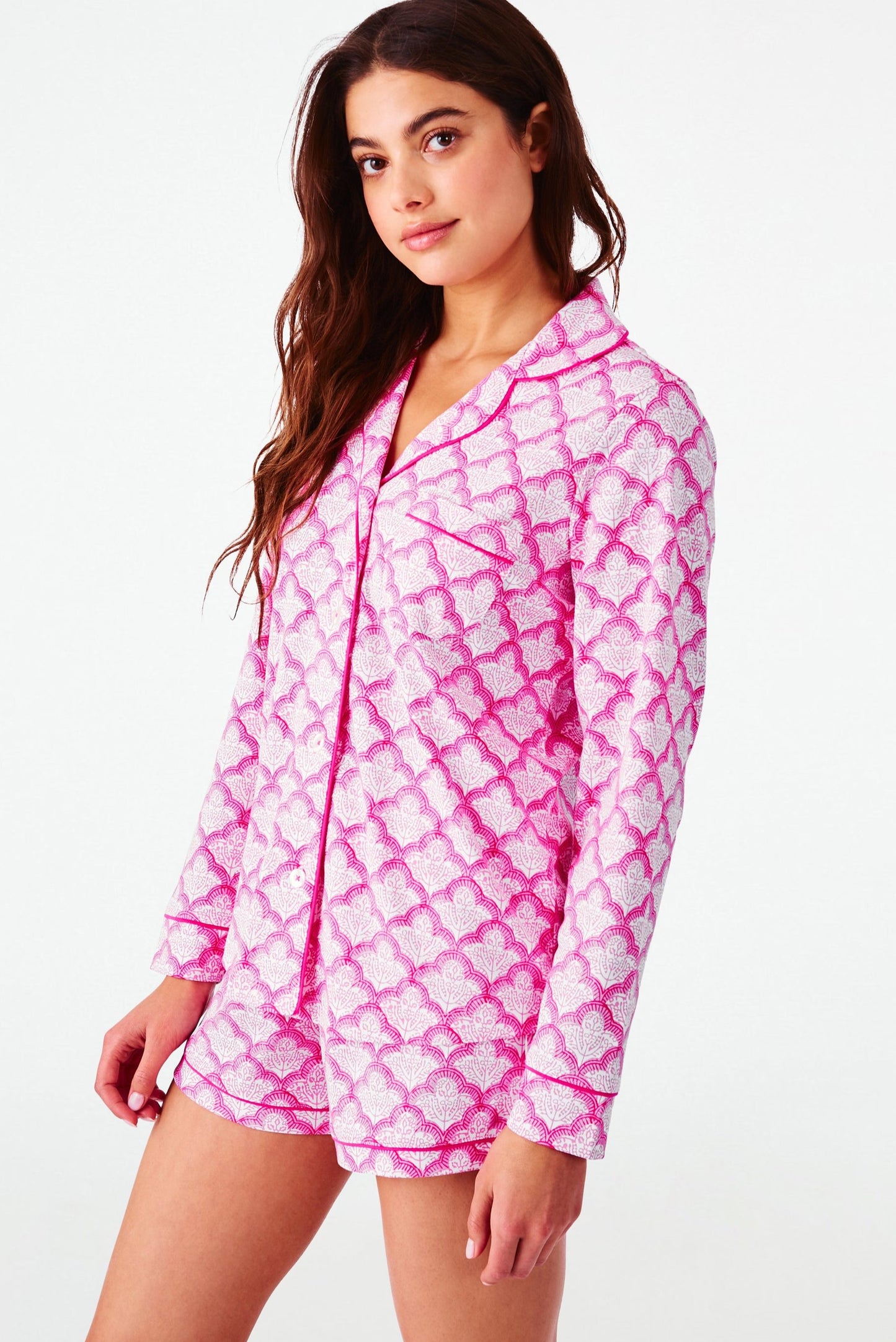 Roller Rabbit Hot Pink Jemina Paola Pajamas