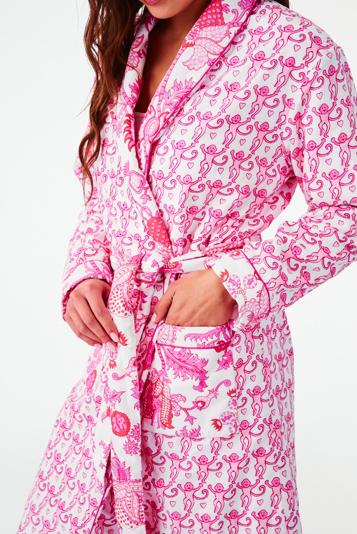 Roller Rabbit Lovely Monkey/Amanda Cosmo Robe