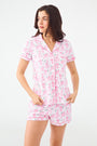 Roller Rabbit Sleepy Sloth Polo Pajamas Pink 
