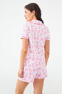 Roller Rabbit Sleepy Sloth Polo Pajamas Pink 