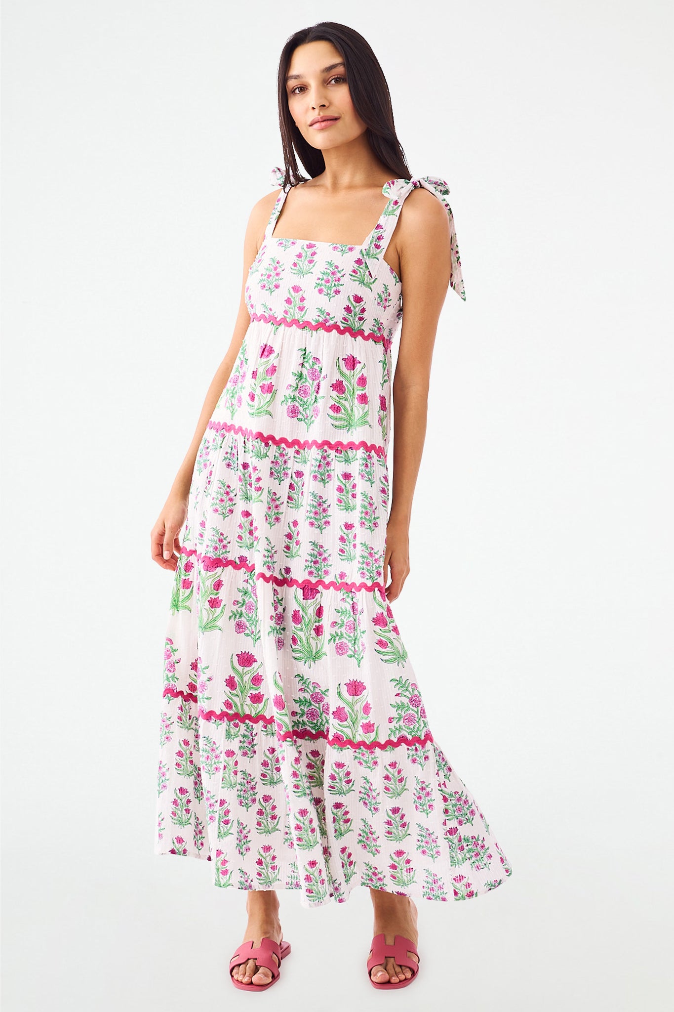 Roller Rabbit Wild Rose Ester Dress Berry view 1