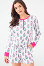Roller Rabbit Wild Rose Hunter Pajamas Pink