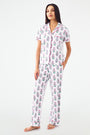 Roller Rabbit Wild Rose Fiora Pajamas Pink
