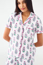 Roller Rabbit Wild Rose Fiora Pajamas Pink
