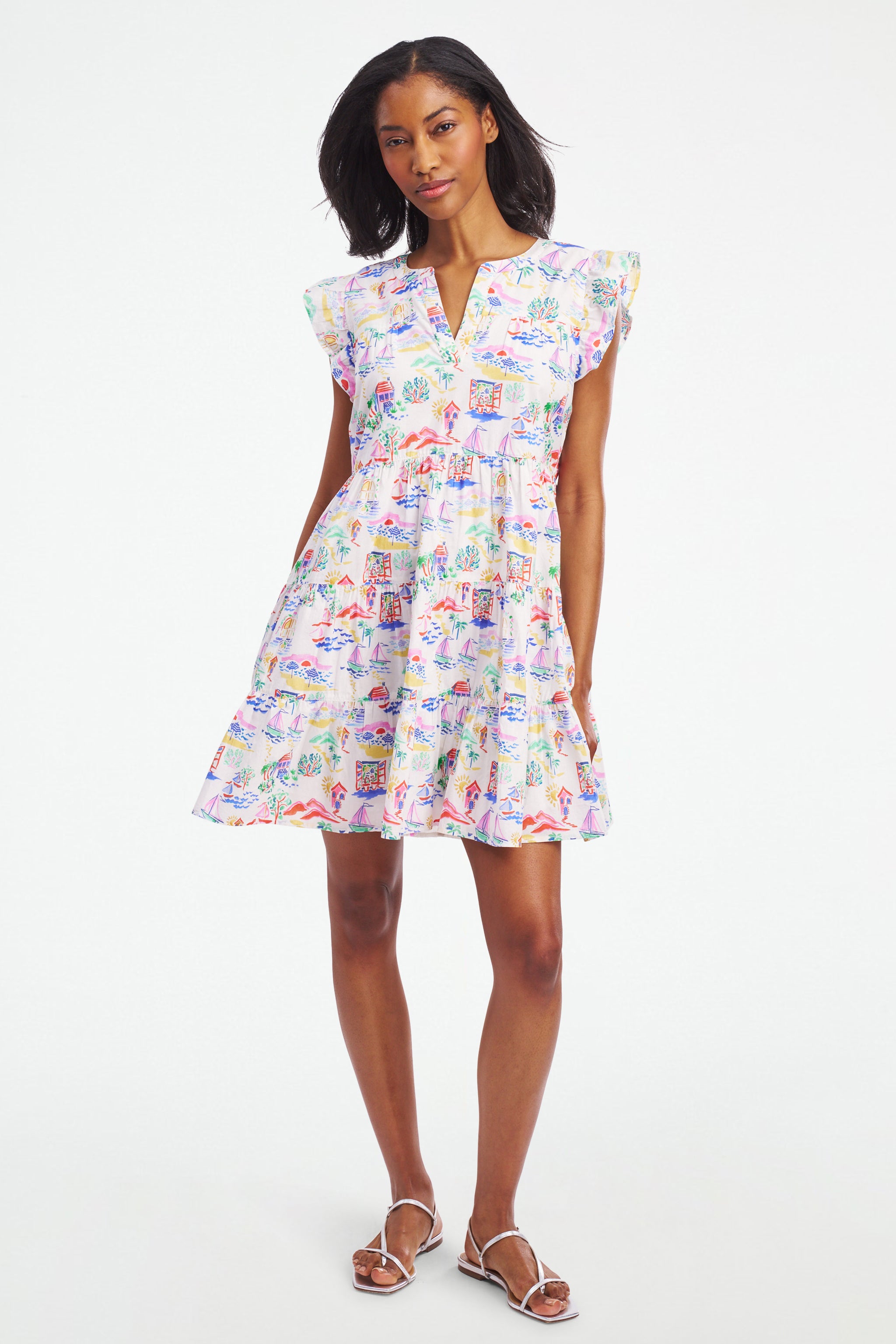 Riviera Scenic Pippa Dress | Roller Rabbit Riviera Scenic Pippa Dress | Roller Rabbit