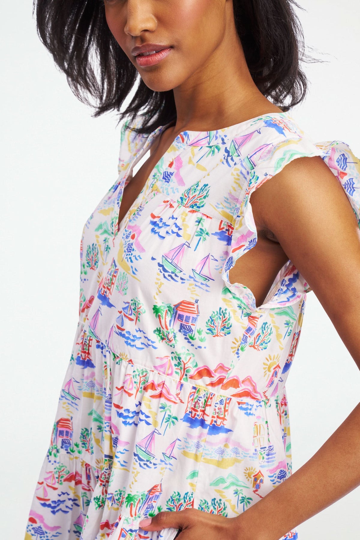 Riviera Scenic Pippa Dress | Roller Rabbit