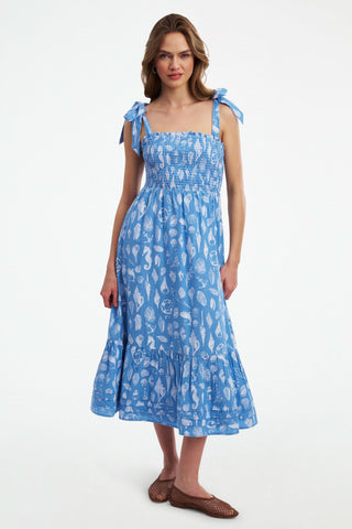 Seaside Stripe Georgina Dress | Roller Rabbit Seaside Stripe Georgina Dress | Roller Rabbit