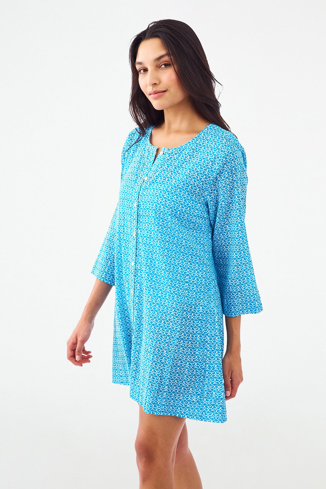 Roller Rabbit Catalina Skye Kurta Teal view 3