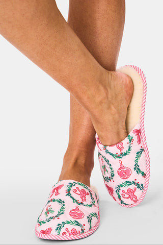 Tis The Season Quilted Slipper