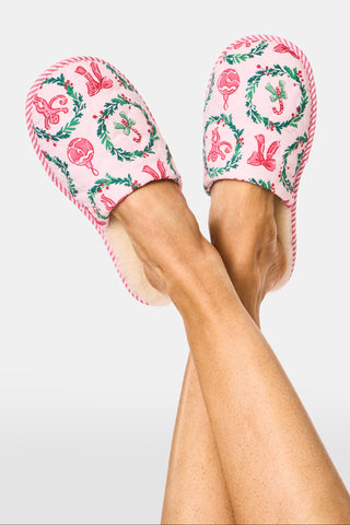 Tis The Season Quilted Slipper