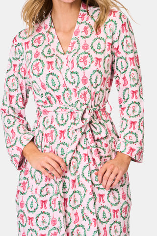Roller Rabbit TIS THE SEASON TRIXIE ROBE- Pink