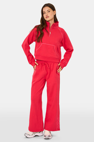 Hearts Embroidered Turner Pant