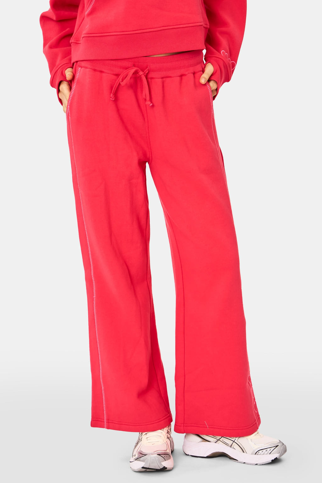 Hearts Embroidered Turner Pant | ROLLER RABBIT – Roller Rabbit