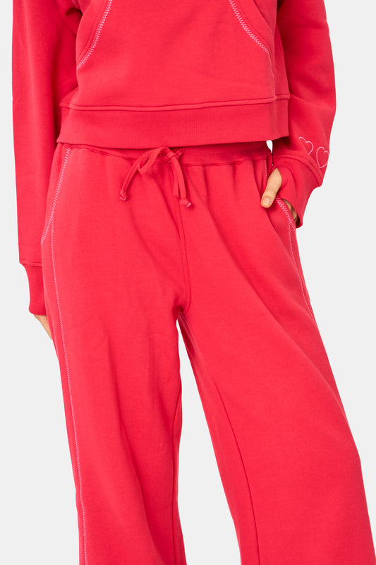 Hearts Embroidered Turner Pant view 2
