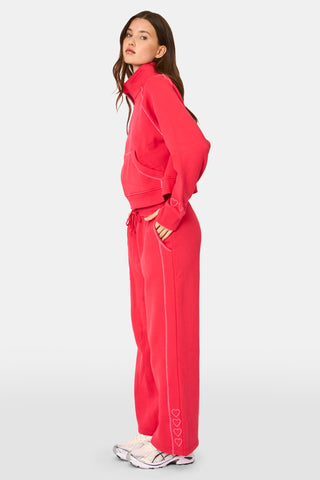 Hearts Embroidered Turner Pant