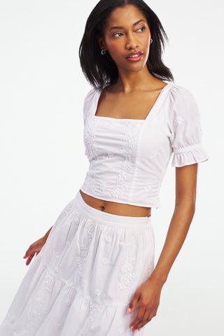 Vanna Embroidery Kayla Top