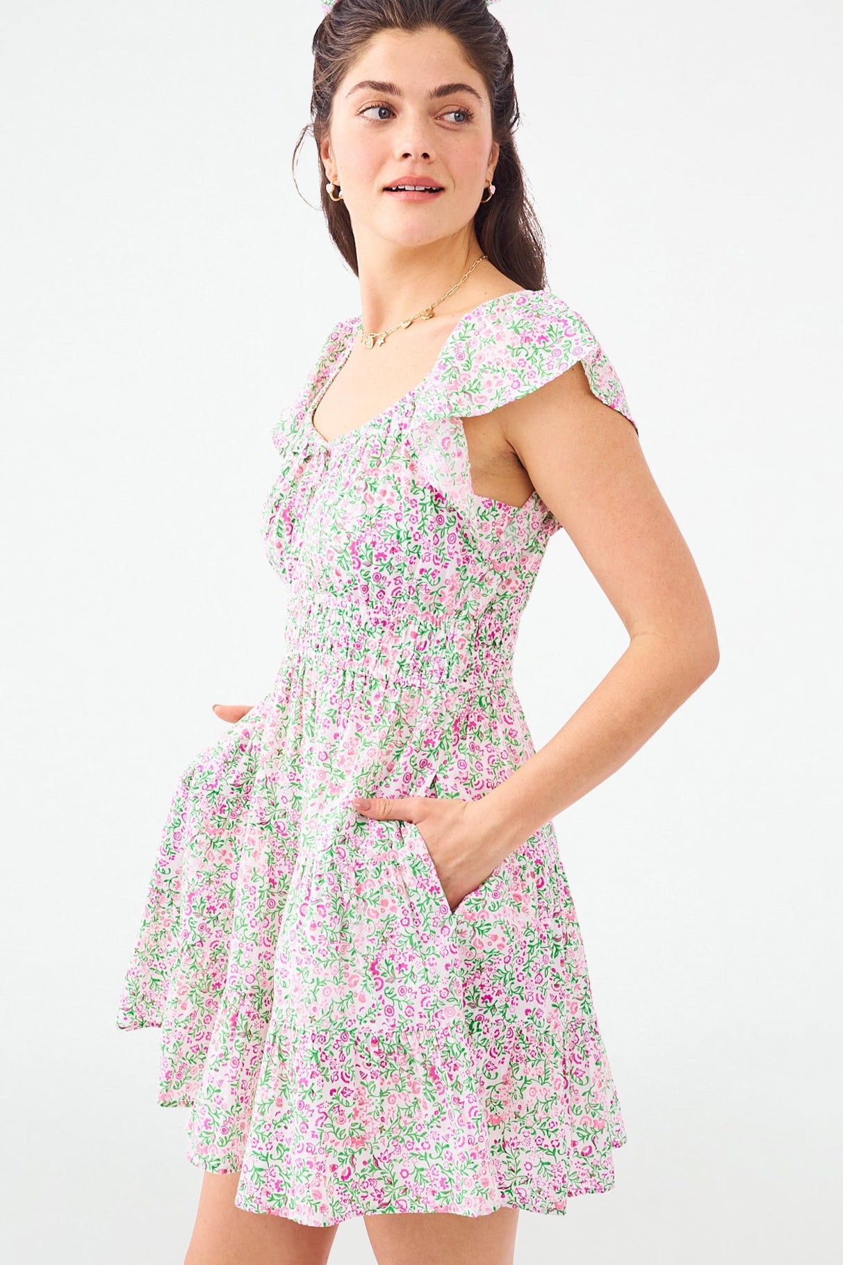 Roller Rabbit Moonflower Pipette Dress view 3