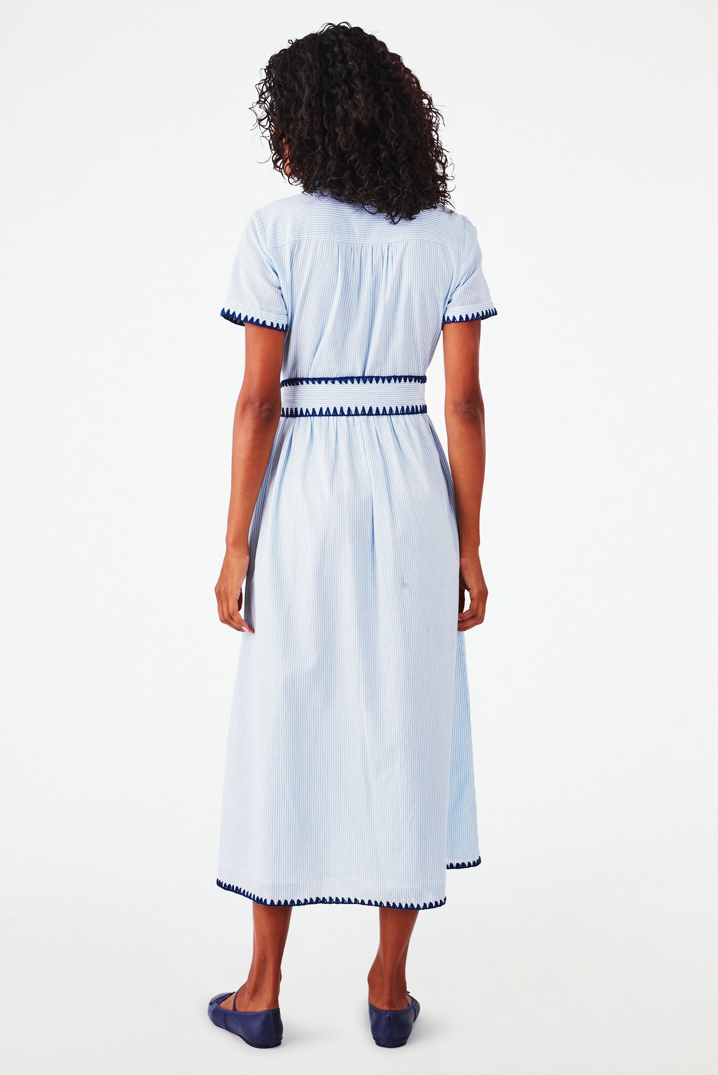 Roller Rabbit Blue Heritage Stripe Jillian Dress