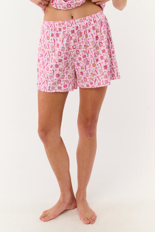 Roller Rabbit Pink Brunch Club Brooklyn Boxer