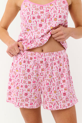 Roller Rabbit Pink Brunch Club Brooklyn Boxer