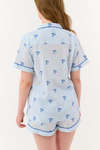 Roller Rabbit Blue Mini Monkey Livy Set