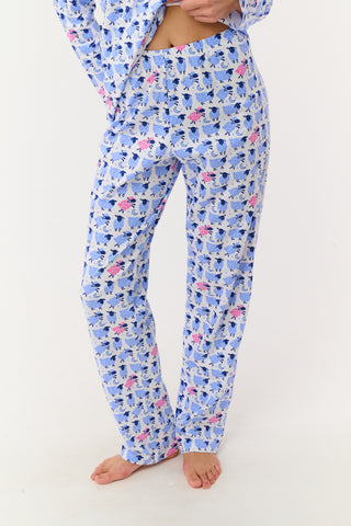 Roller Rabbit Blue Sammy The Sheep Pajamas