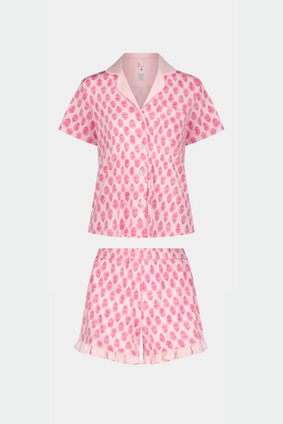 Daisy Paisley Wyatt Polo Pajamas