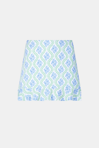 Roller Rabbit Green Zelda Floral Larissa Swim Skirt