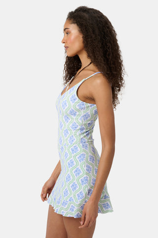Roller Rabbit Green Zelda Floral Larissa Swim Skirt