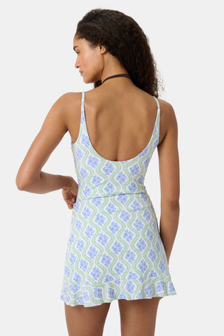 Roller Rabbit Green Zelda Floral Larissa Swim Skirt