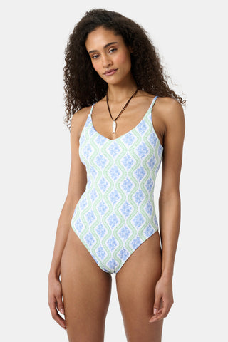 Roller Rabbit Green Zelda Floral Naia One Piece