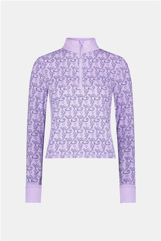 Roller Rabbit Lavender Monkey Celia Quarter Zip