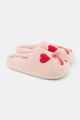 Hearts N' Bows Fuzzy Slipper
