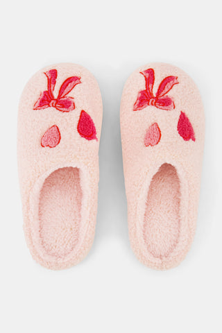 Hearts N' Bows Fuzzy Slipper