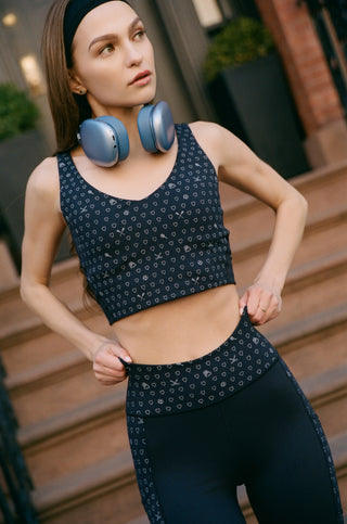 Sporty Hearts Caty Cropped Tank