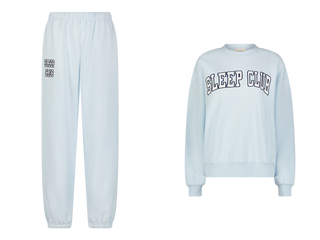 Light Blue Roller Rabbit Sleep Club Sweat Set