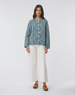 Roller Rabbit Olive Suzie Floral Ribbon Sadie Jacket