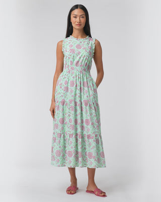 Roller Rabbit Pink Camellia Block Milani Dress