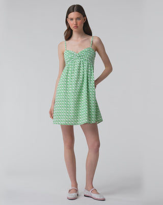Roller Rabbit Green Cane Sofie Dress