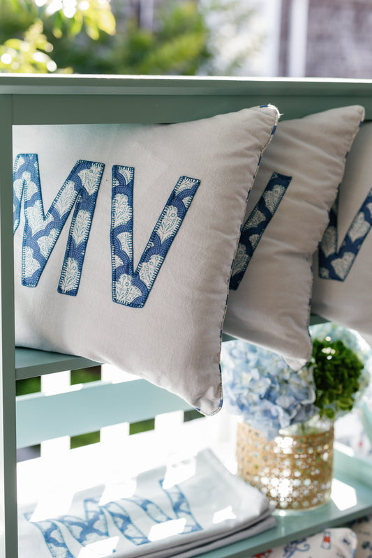 Martha's Vineyard Applique Decorative Pillow view 2