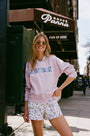 New York Applique Crewneck
