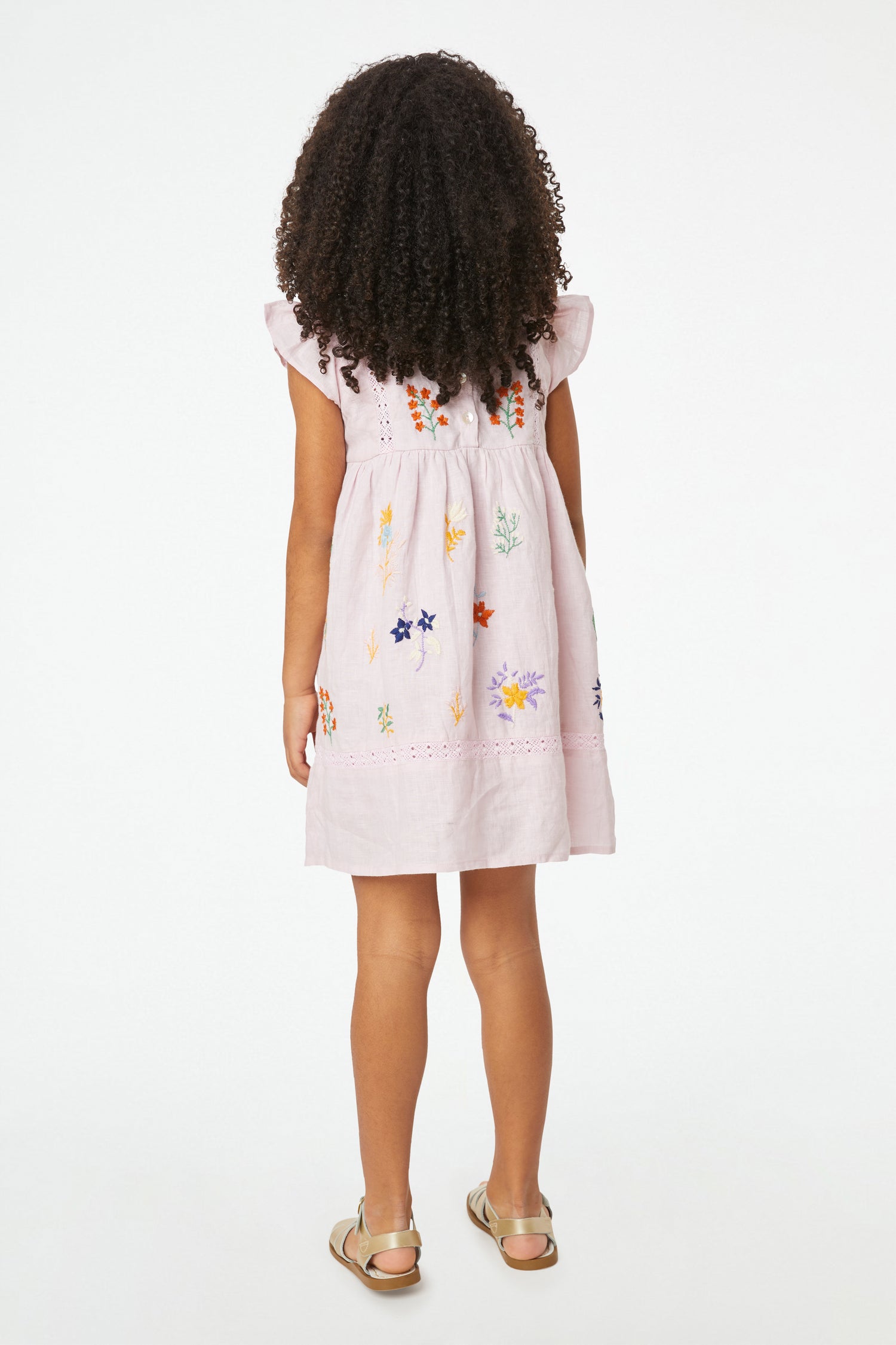 Roller Rabbit Lilac Kids Afina Embroidery Anastasia Dress