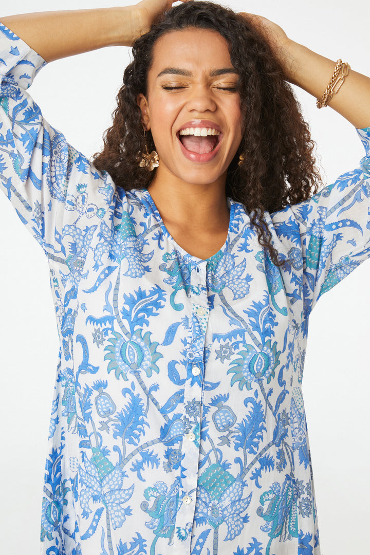 Amanda Inez Long Kurta Roller Rabbit