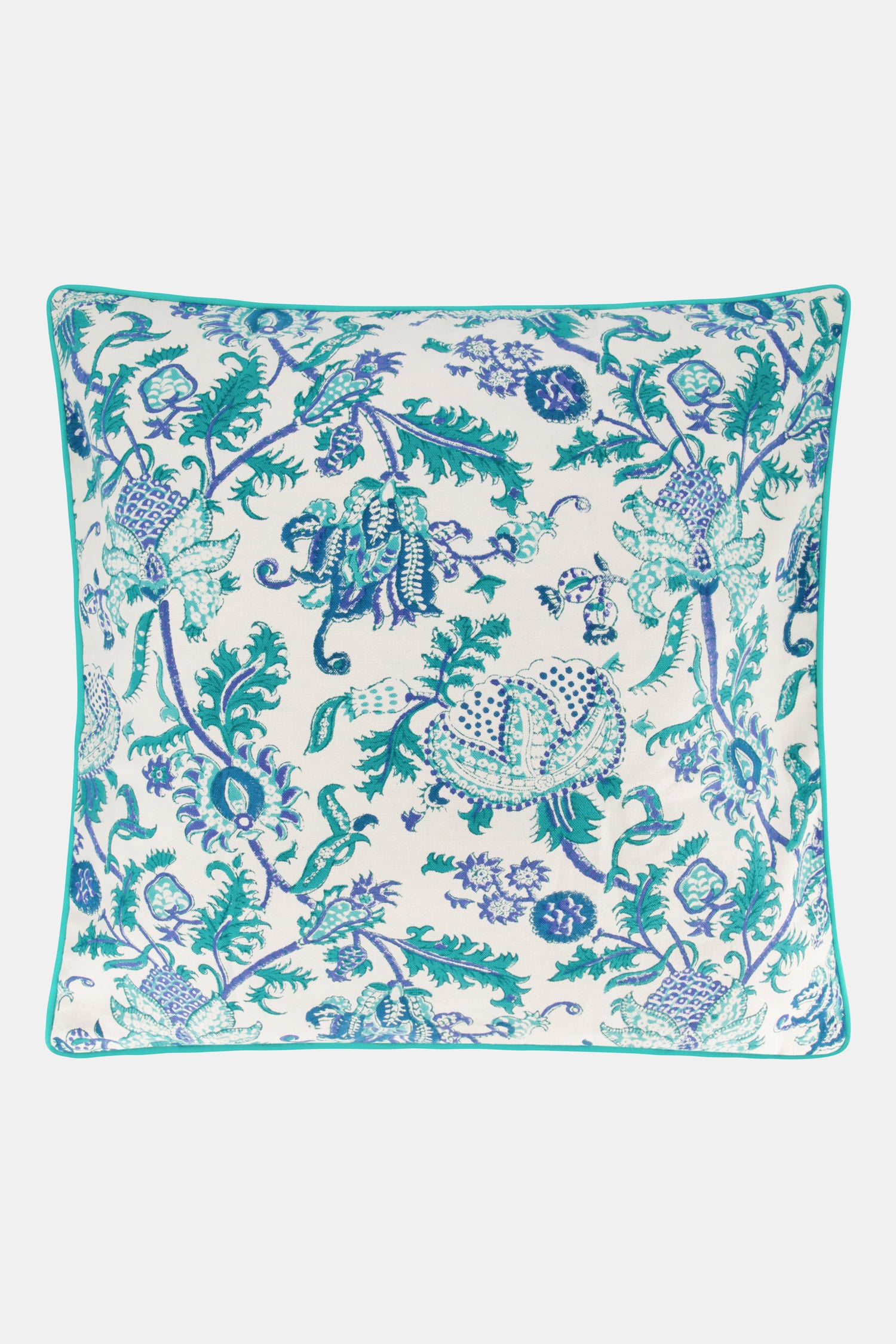 Roller Rabbit Turquoise Amanda Decorative Pillow