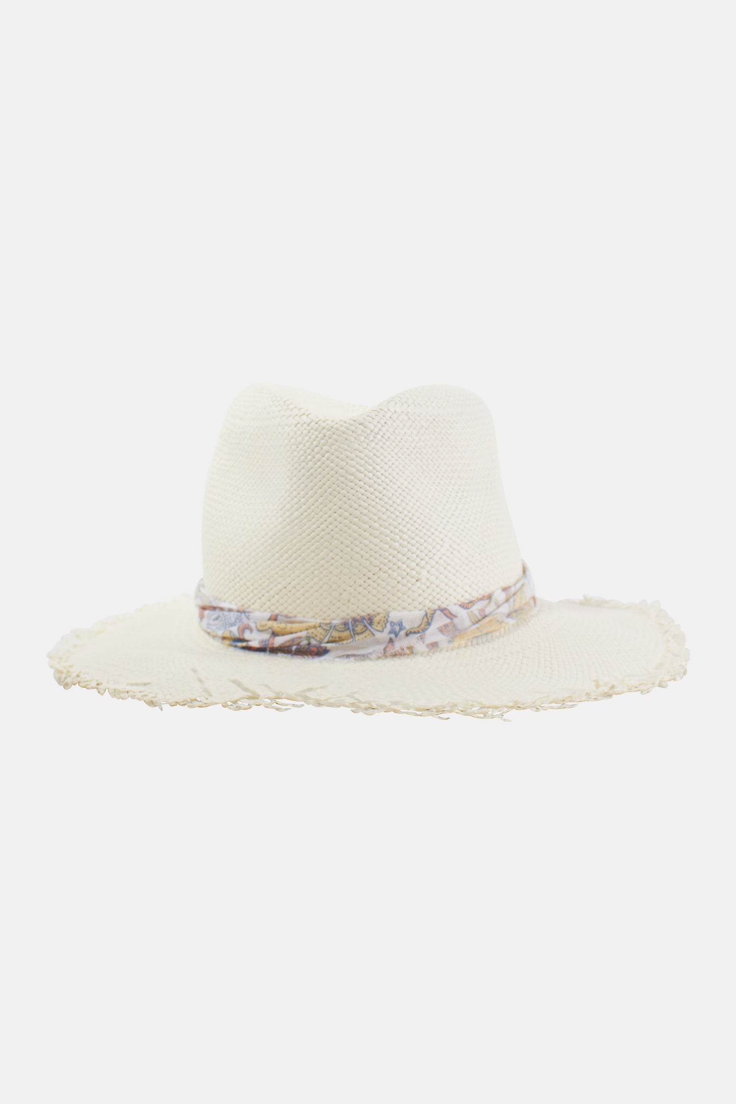 Roller Rabbit Fringed Panama Continental Hat